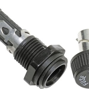 Blue Sea Systems Fuse Holder, For Panel Mount Agc/Mdl Fuse, 20 Amps, With Replacement Cap – 5021-BSS