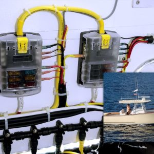 Blue Sea Systems Fuse Block, 32 Volts DC, 100 Amps Per Block/ 30 Amps Per Circuit, Uses Ato/ Atc Blade Style Fuse – 5025-BSS