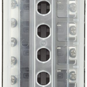 Blue Sea Systems Circuit Breaker Block, 6 Position Common Source with Ground Base – 5052-BSS