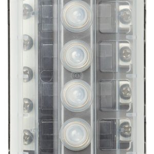 Blue Sea Systems Circuit Breaker Block, 6 Position Common Source with Ground Base – 5052-BSS