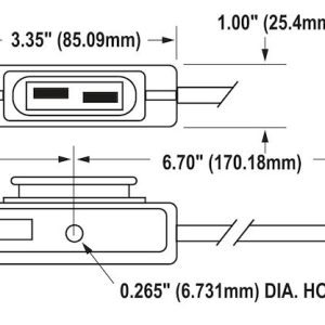 Blue Sea Systems Fuse Holder, For Maxi IN-Line Fuse, 48 Amps, 32 Volts DC – 5068-BSS