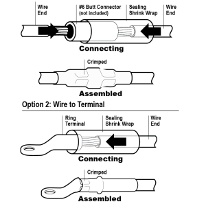 Blue Sea Systems Fuse Holder, For Maxi IN-Line Fuse, 48 Amps, 32 Volts DC – 5068-BSS