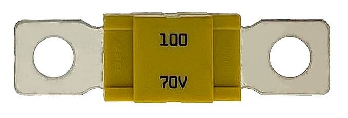 Blue Sea Systems Fuse, Bolt-On Fuse, Amg, 100 Amp, 70 Volt DC, Single – 5101-BSS