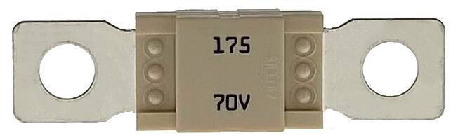 Blue Sea Systems Fuse, Bolt-On Fuse, Amg, 175 Amp, 70 Volt DC, Single – 5104-BSS