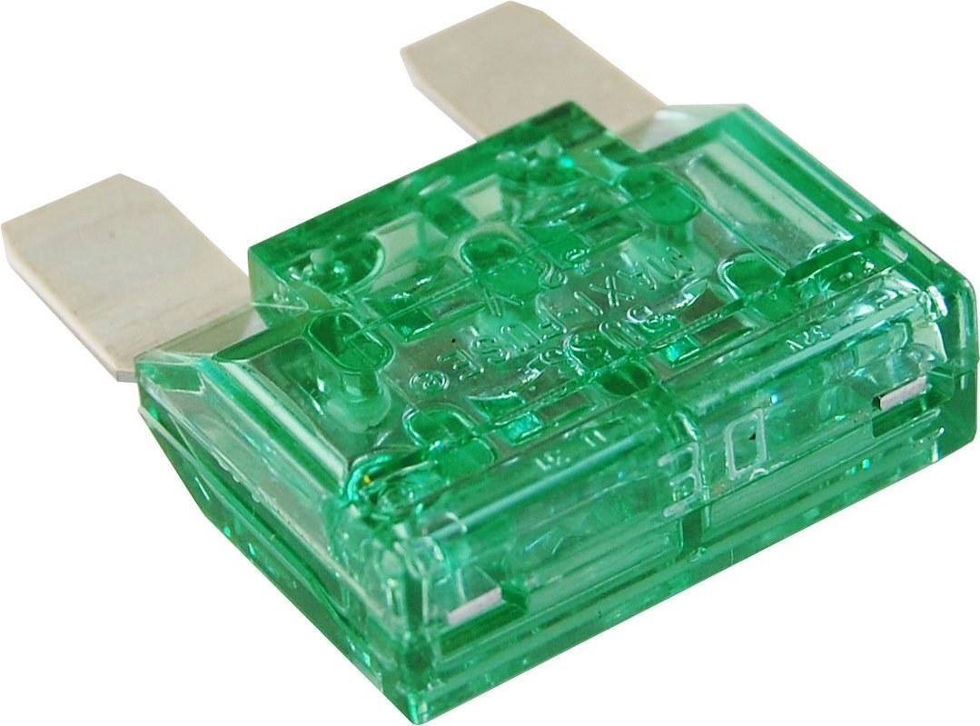 Blue Sea Systems Fuse, Blade Fuse, Maxi, 30 Amps/ 32 Volts DC, Single – 5138-BSS