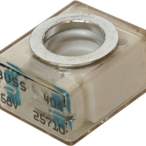 Blue Sea Systems Fuse, Terminal Fuse, Mrbf, 40 Amp, Single, 58 Volt DC, Light Blue – 5176-BSS