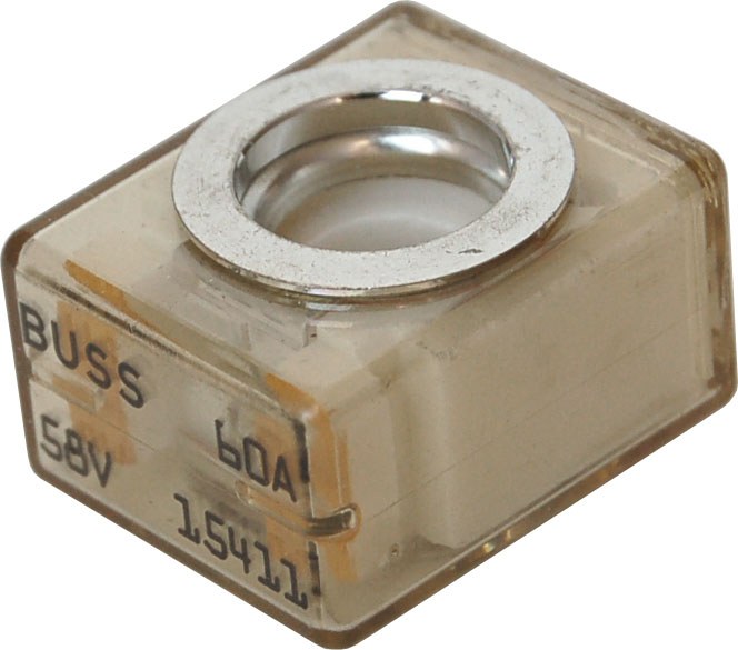 Blue Sea Systems Fuse, Terminal Fuse, Mrbf, 60 Amp, 58 Volt DC, Gold – 5178-BSS