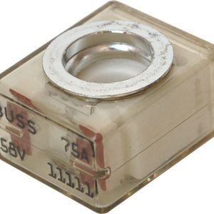 Blue Sea Systems Fuse, Terminal Fuse, Mrbf, 75 Amp, Single, 58 Volt DC, Brown – 5180-BSS