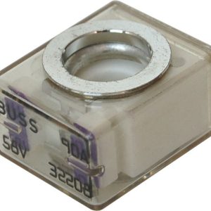 Blue Sea Systems Fuse, Terminal Fuse, Mrbf, 90 Amp, Single, 58 Volt DC, Purple – 5182-BSS