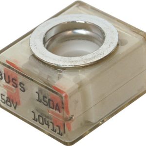 Blue Sea Systems Fuse, Terminal Fuse, Mrbf, 150 Amps, 58 Volts DC, Orange – 5185-BSS