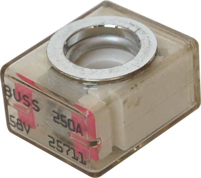 Blue Sea Systems Fuse, Terminal Fuse, Mrbf, 250 Ampere/ 58 Volt DC, Pink, Single – 5189-BSS