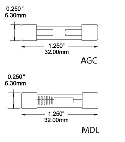 Blue Sea Systems Fuse, Glass Tube Fuse, Agc, 30 Amps/ 32 Volts DC, Set of 5 – 5220-BSS