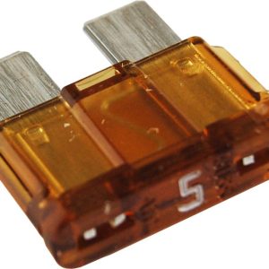 Blue Sea Systems Fuse, Blade Fuse, Ato/ Atc, 5 Amps/ 32 Volts DC, Tin Plated, Set of 2 – 5239-BSS
