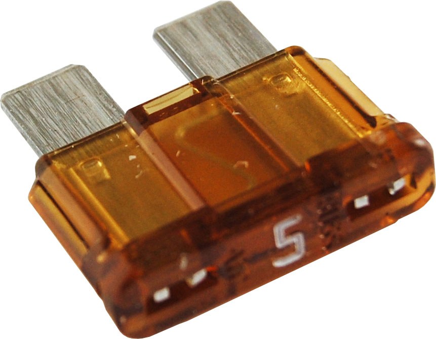 Blue Sea Systems Fuse, Blade Fuse, Ato/ Atc, 5 Amps/ 32 Volts DC, Tin Plated, Set of 2 – 5239-BSS