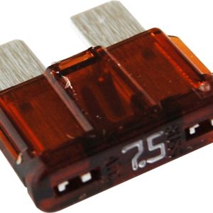 Blue Sea Systems Fuse, Blade Fuse, Ato/ Atc, 7.5 Amps/ 32 Volts DC, Set of 2 – 5240-BSS