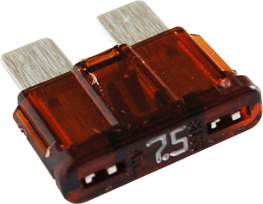 Blue Sea Systems Fuse, Blade Fuse, Ato/ Atc, 7.5 Amps/ 32 Volts DC, Set of 2 – 5240-BSS