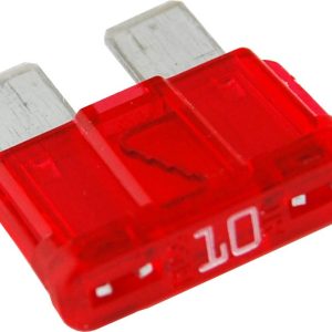 Blue Sea Systems Fuse, Blade Fuse, Ato/ Atc, 10 Amps/ 32 Volts DC, Tin Plated, Set of 2 – 5241-BSS