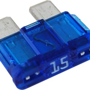 Blue Sea Systems Fuse, Blade Fuse, Ato/ Atc, 15 Amps/ 32 Volts DC, Set of 2 – 5242
