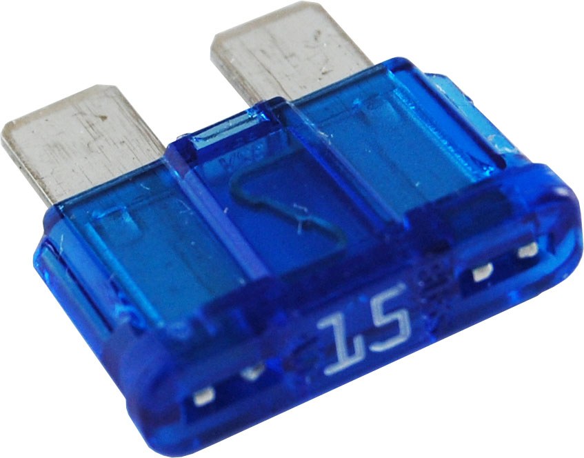 Blue Sea Systems Fuse, Blade Fuse, Ato/ Atc, 15 Amps/ 32 Volts DC, Tin Plated, Set of 2 – 5242-BSS