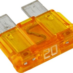 Blue Sea Systems Fuse, Blade Fuse, Ato/ Atc, 20 Amps/ 32 Volts DC, Tin Plated, Set of 2 – 5243-BSS