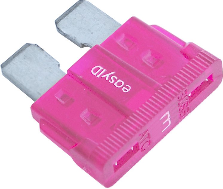 Blue Sea Systems Fuse, Blade Fuse, Atc Easyid, 3 Amps/ 32 Volts DC, Set of 2, Tin-Plated Blade – 5291-BSS