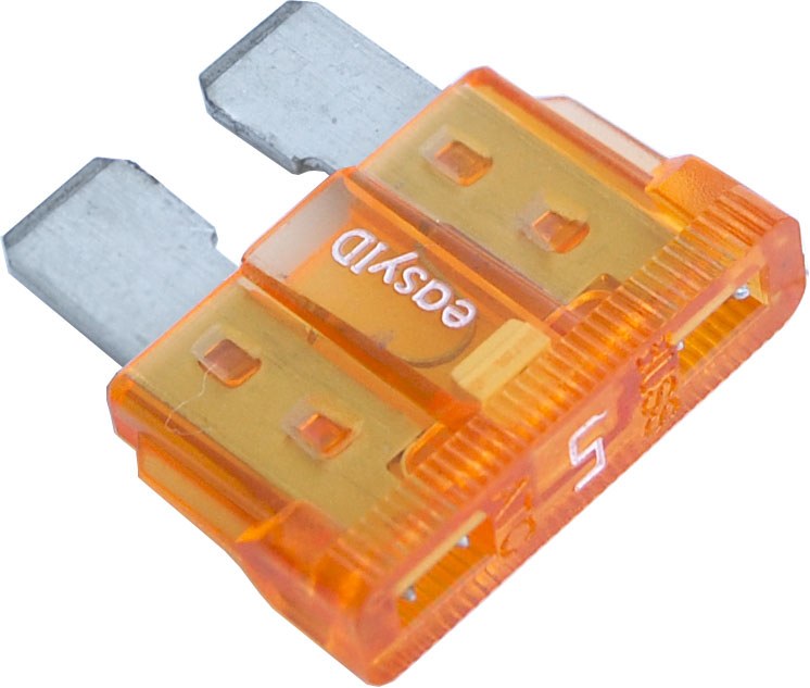 Blue Sea Systems Fuse, Blade Fuse, Atc Easyid, 5 Amps/ 32 Volts DC, Set of 2, Tin-Plated Blade – 5292-BSS