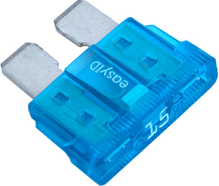 Blue Sea Systems Fuse, Blade Fuse, Atc Easyid, 15 Amps/ 32 Volts DC, Set of 2, Tin-Plated Blade – 5295-BSS