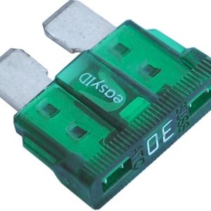 Blue Sea Systems Fuse, Blade Fuse, Atc Easyid, 30 Amps/ 32 Volts DC, Set of 2, Tin-Plated Blade – 5298-BSS