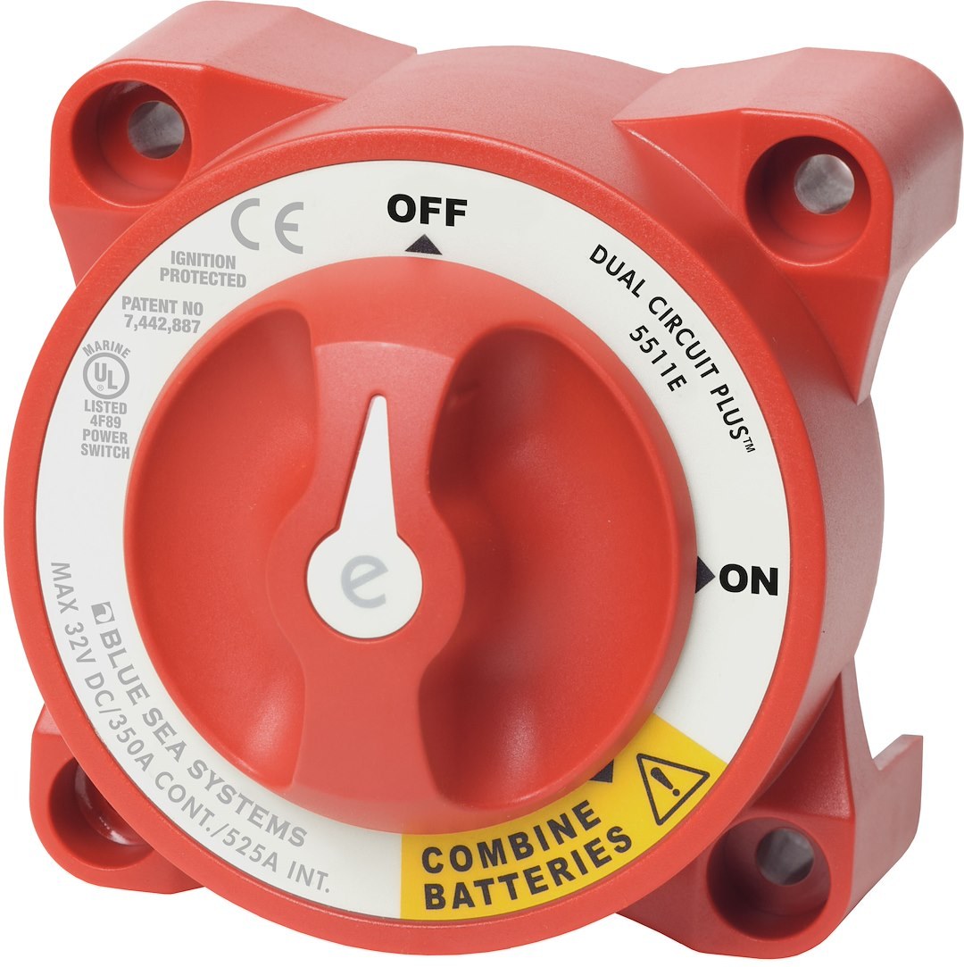 Blue Sea Systems Battery Selector Switch, E-Series – 5511E-BSS