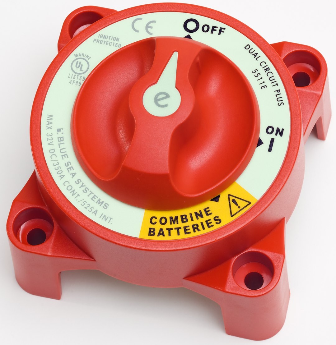 Blue Sea Systems Battery Selector Switch, E-Series – 5511E-BSS