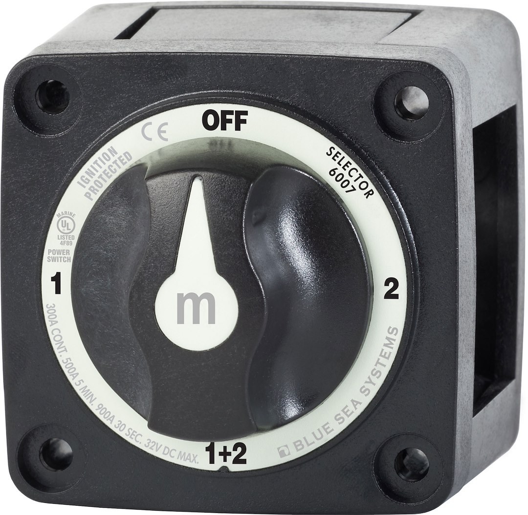 Blue Sea Systems Battery Selector Switch, M Series – 6007200-BSS