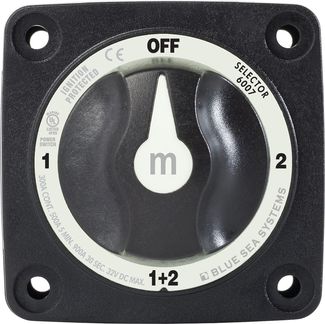 Blue Sea Systems Battery Selector Switch, M Series – 6007200-BSS