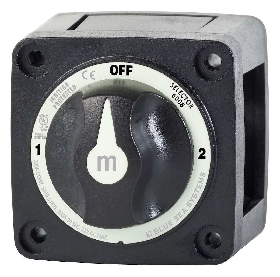 Blue Sea Systems Battery Selector Switch, M Series – 6008200-BSS