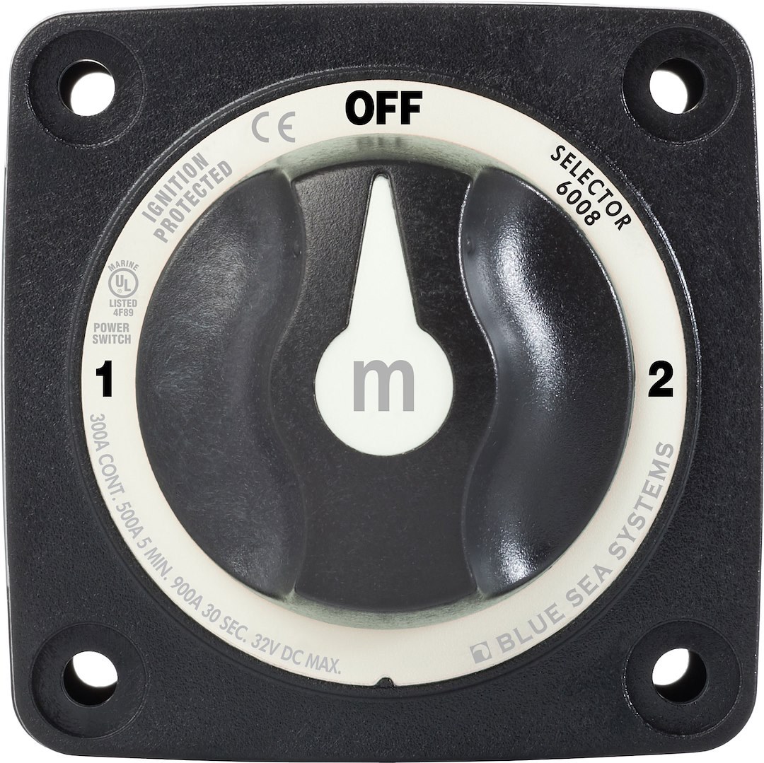 Blue Sea Systems Battery Selector Switch, M Series – 6008200-BSS