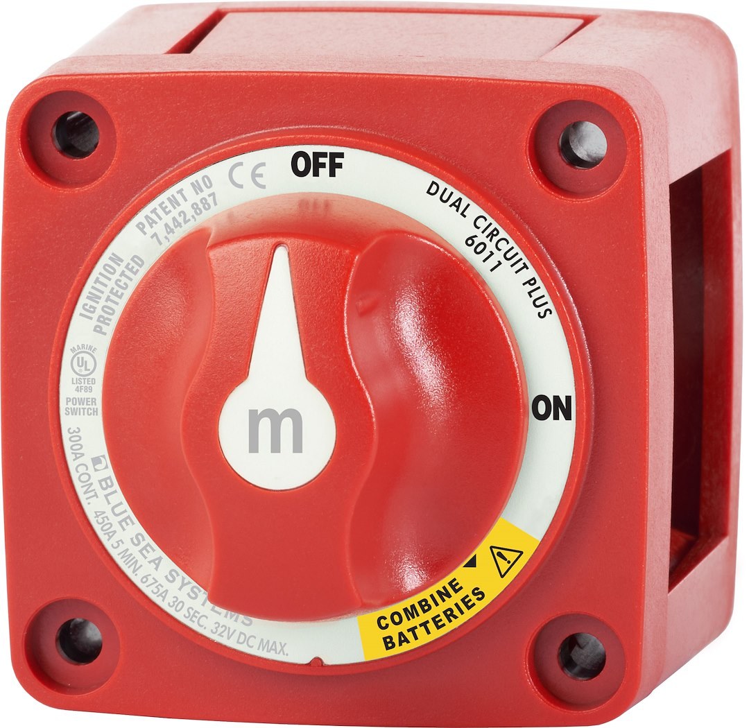 Blue Sea Systems Battery Selector Switch, M Series – 6011-BSS