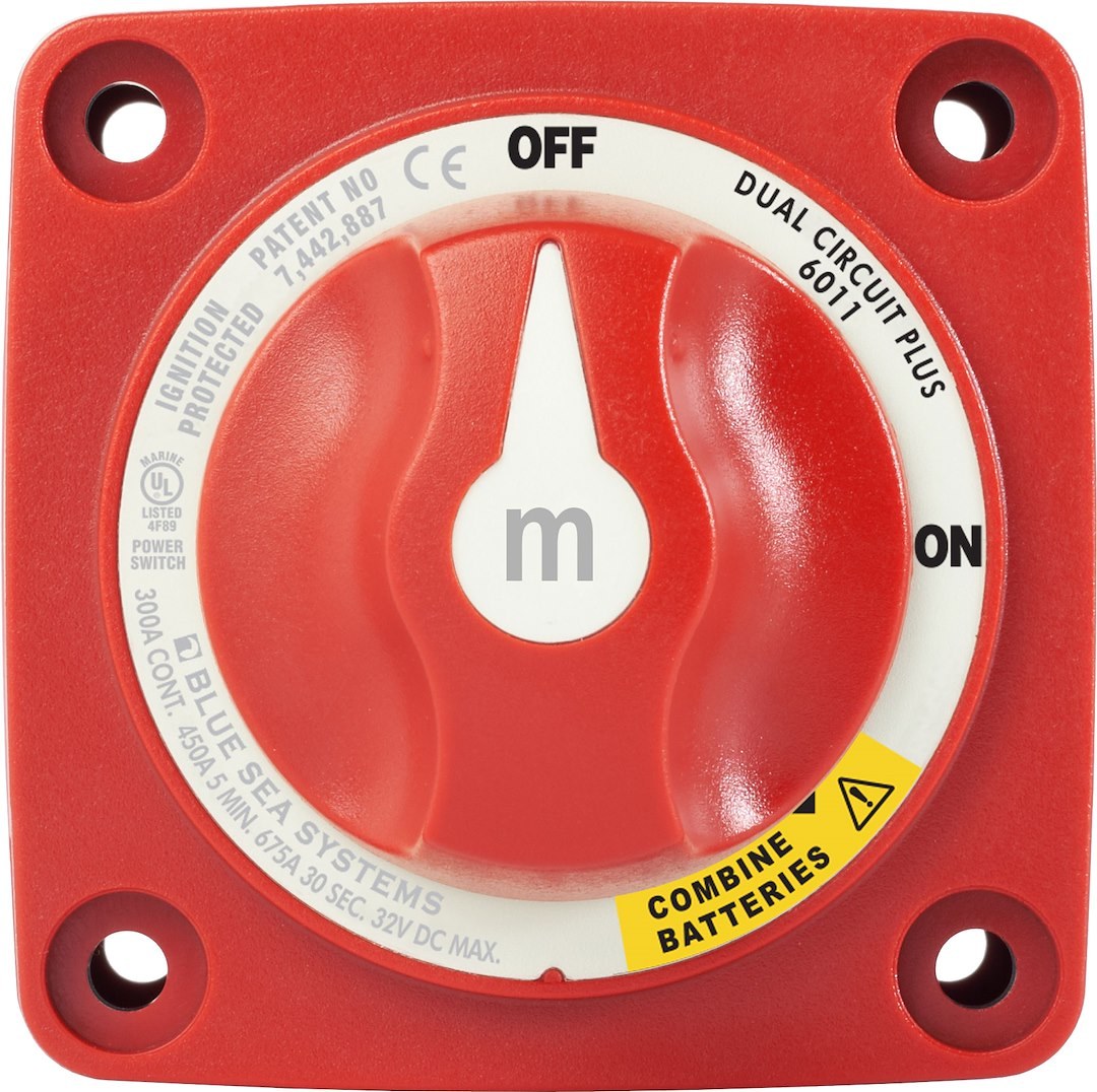 Blue Sea Systems Battery Selector Switch, M Series – 6011-BSS