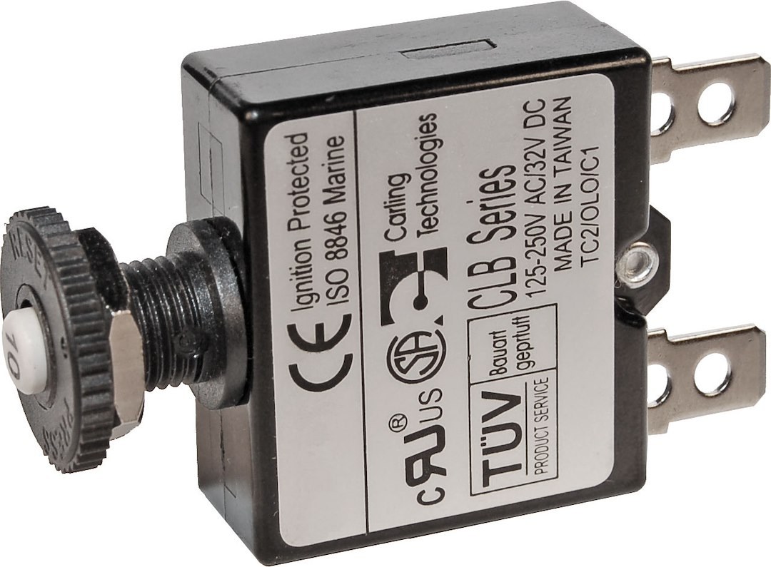Blue Sea Systems Circuit Breaker, 4 Amp – 7051-BSS