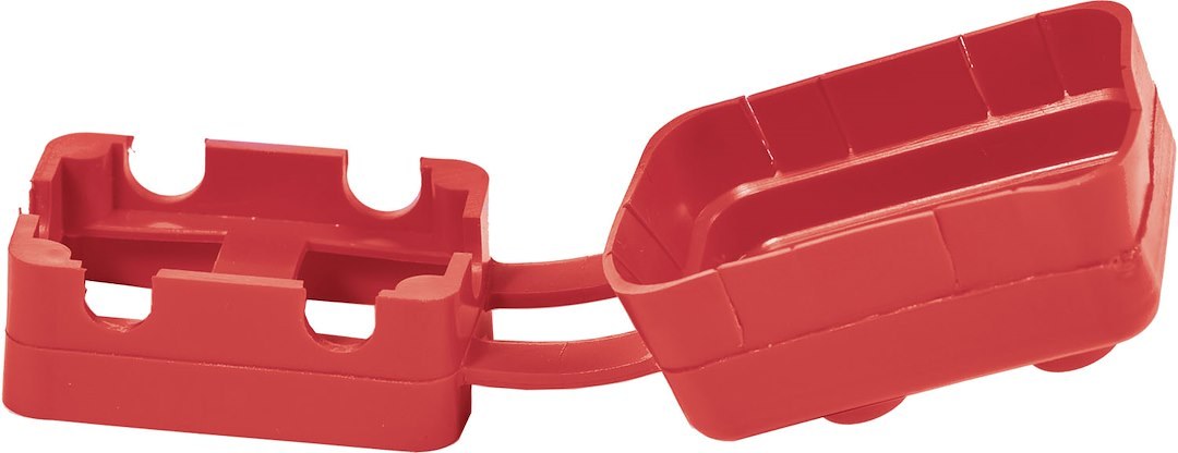 Blue Sea Systems Circuit Breaker Boot, Use with Short Stop Circuit Breaker to Protect from Dust and Splashing Water, Red, Single – 7160-BSS