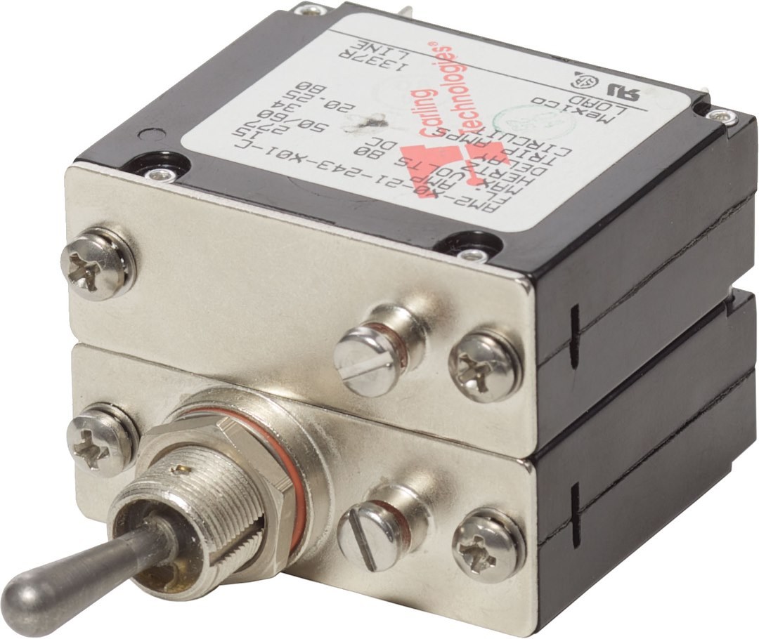 Blue Sea Systems Circuit Breaker, A Series, 15 Ampere, 277 Volt AC/ 65 Volt DC, For Use When Military Specifications Are Under Cfr 46 – 7312-BSS