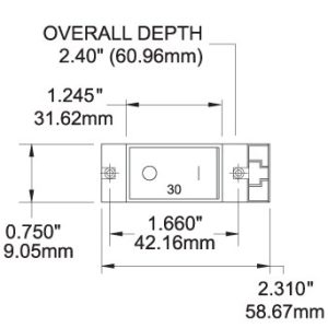 Blue Sea Systems Circuit Breaker, A Series, 30 Amps/ 120/ 240 Volt AC/ 32 Volt DC, Double Pole Magnetic Hydraulic Type – 7414-BSS