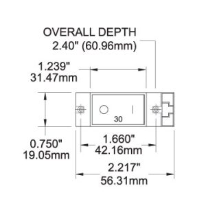 Blue Sea Systems Circuit Breaker, A Series, 25 Ampere, 240 Volt AC/ 32 Volt DC, Single Pole Magnetic Hydraulic Type – 7430-BSS