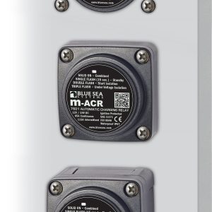 Blue Sea Systems Battery Voltage Sensing Relay, M Series, 12/24 Volts DC, 65 Amps Continuous/ 115 Amps Intermittent, 1/0 Awg Cable Size – 7601-BSS
