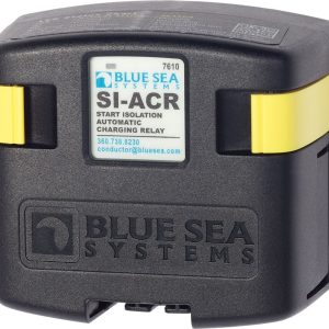 Blue Sea Systems Battery Voltage Sensing Relay, 12/24 Volts DC, 120 Amps Continuous/ 210 Amps Intermittent, 1/0 Awg Cable Size – 7610-BSS