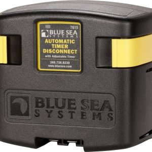 Blue Sea Systems Battery Disconnect Switch, Automatic Timer Disconnect, 12 Volt DC, 120 Amp – 7615-BSS