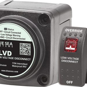 Blue Sea Systems Battery Voltage Sensing Relay, M Series, 12 Volts DC, 65 Amps Continuous/ 115 Amps Intermittent, 1/0 Awg Wire – 7635-BSS