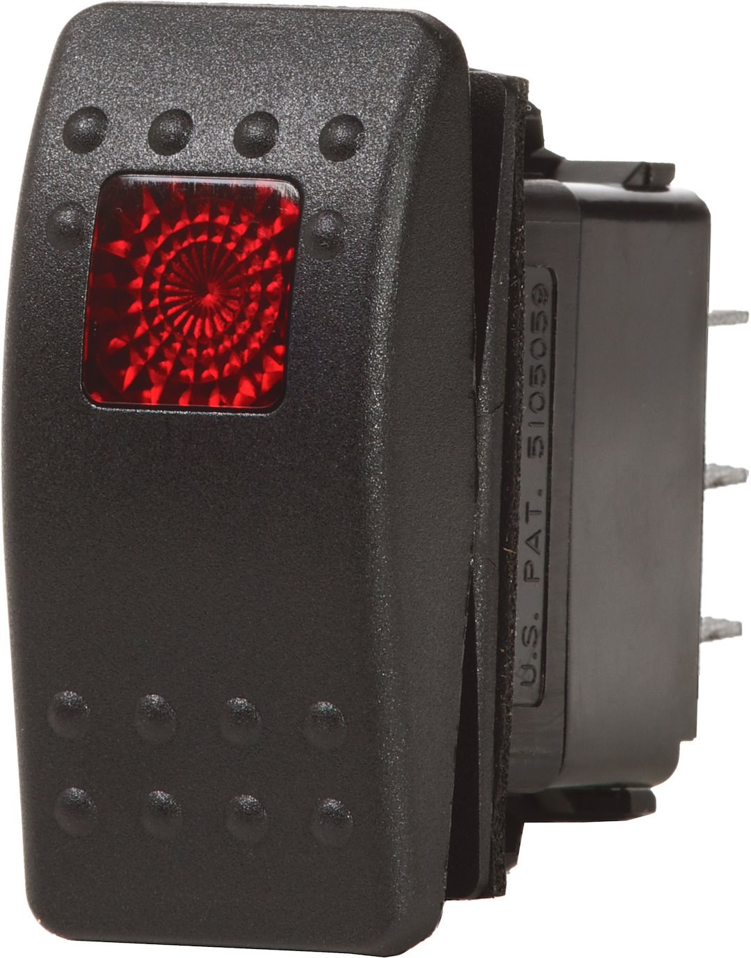 Blue Sea Systems Multi Purpose Switch, Contura II, 20 Amps at 12 Volts/ 15 Amps at 24 Volts, Rocker Switch, Off-On Switch Action – 7929-BSS