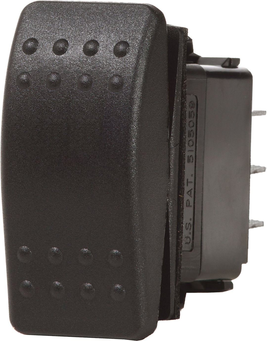 Blue Sea Systems Multi Purpose Switch, Contura II, 20 Amps at 12 Volts/ 15 Amps at 24 Volts, Rocker Switch, Mom On-Off-Mom on Switch Action – 7938-BSS