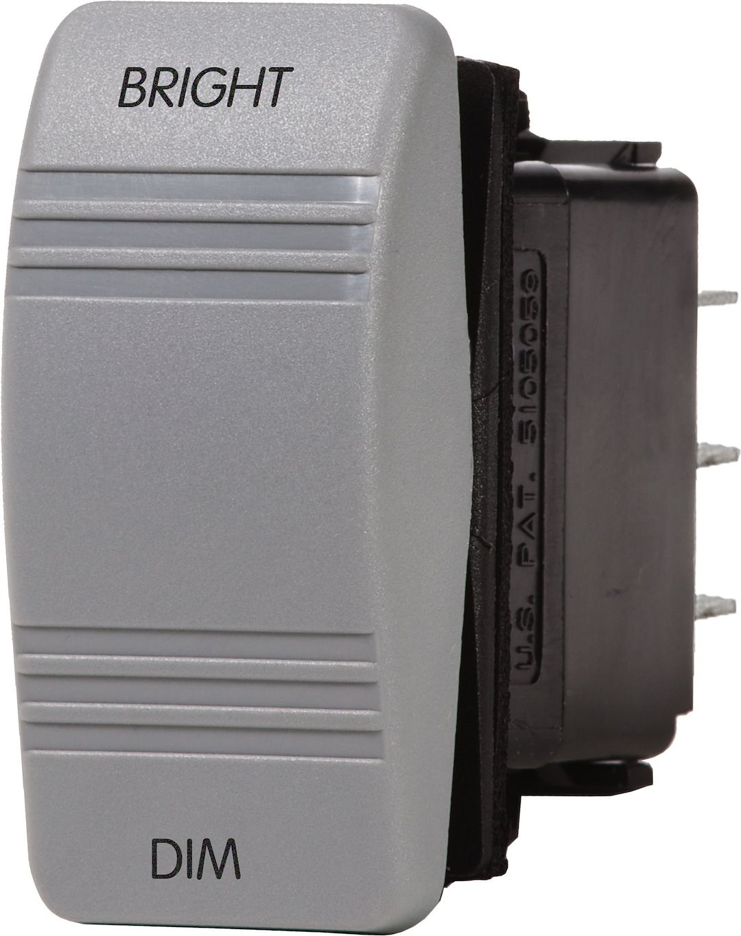 Blue Sea Systems Multi Purpose Switch, Contura III, On-Off-On, Momentary, 20 Amps at 12 Volts/ 15 Amps at 24 Volts – 8216-BSS