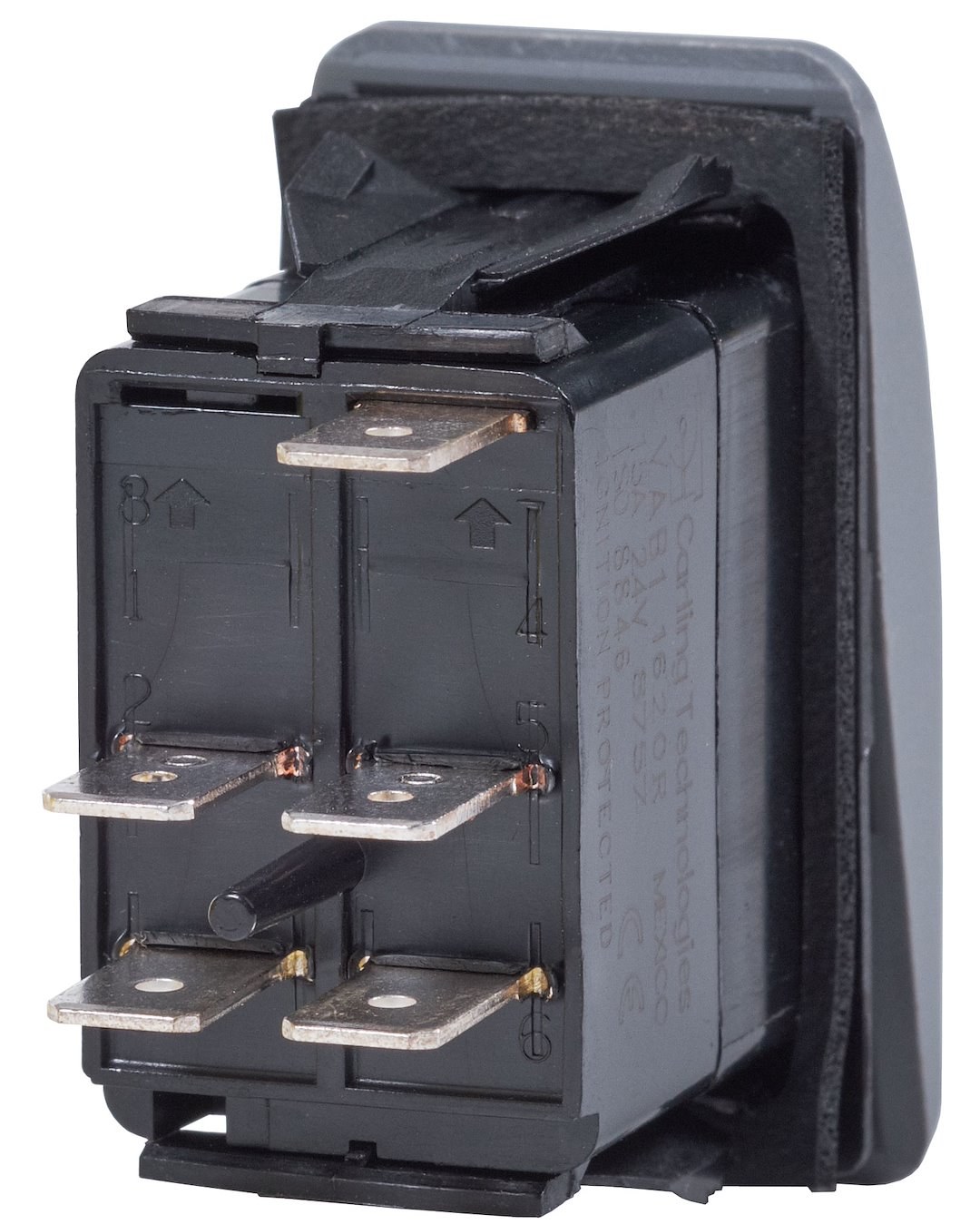 Blue Sea Systems Multi Purpose Switch, Contura III, On-Off, 20 Amps at 12 Volts/ 15 Amps at 24 Volts, Rocker Switch – 8218-BSS