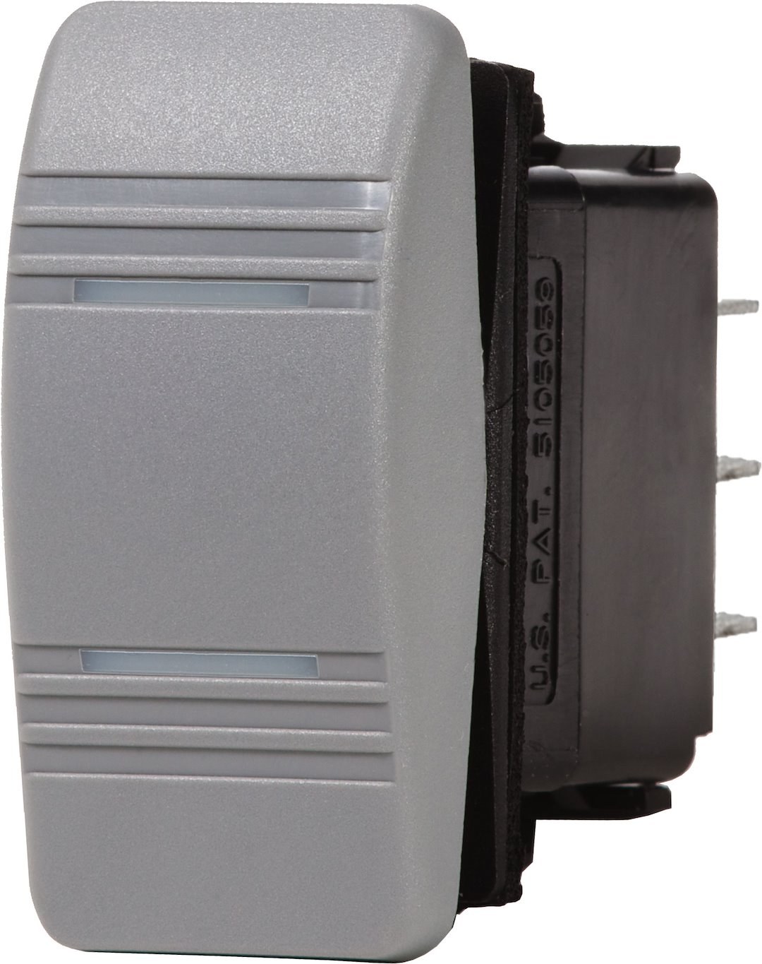Blue Sea Systems Multi Purpose Switch, Contura III, 20 Amps at 12 Volts/ 15 Amps at 24 Volts, Rocker Switch, On-Off-On Switch Action – 8220-BSS